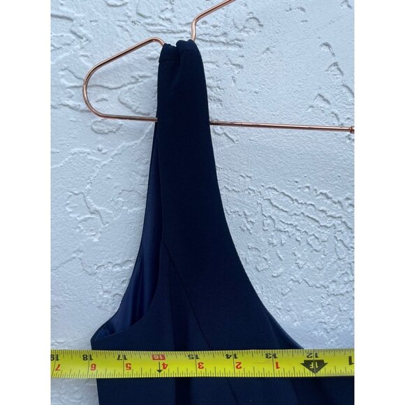 Aqua Womens Sleeveless Colorblock High Low Dress Navy Pink Sz 8 - Picture 9 of 11